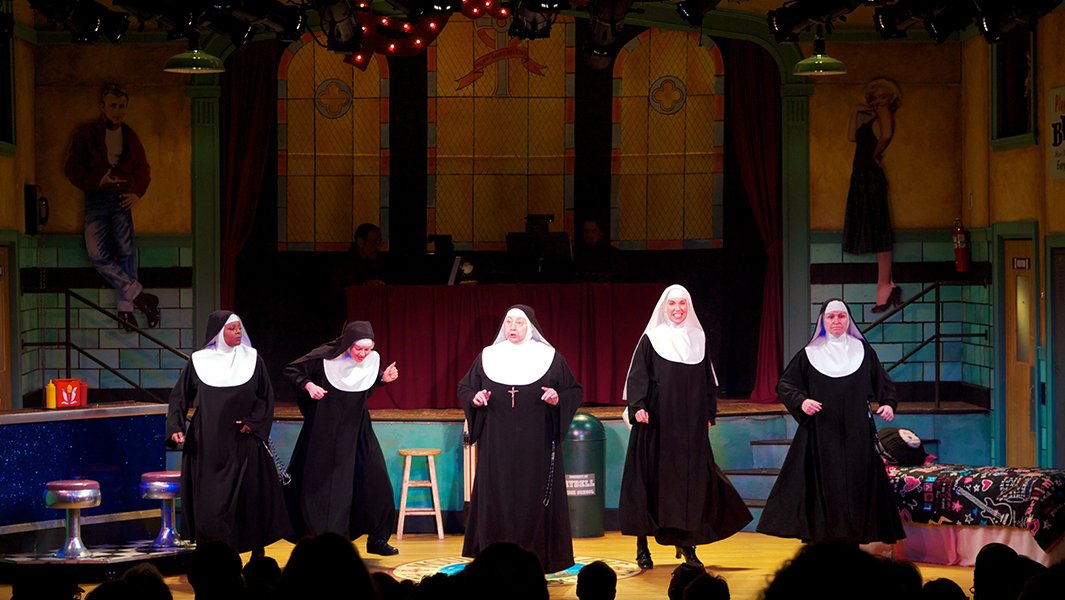 A photo from the 2010 Cherry Lane Theatre production of Nunsense.