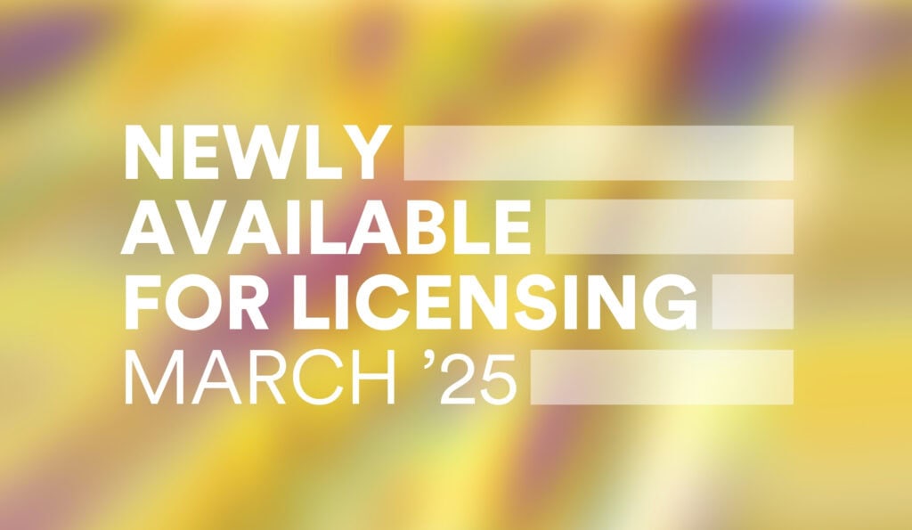 Featured image for “Newly Available for Licensing (UK) – March 2025”
