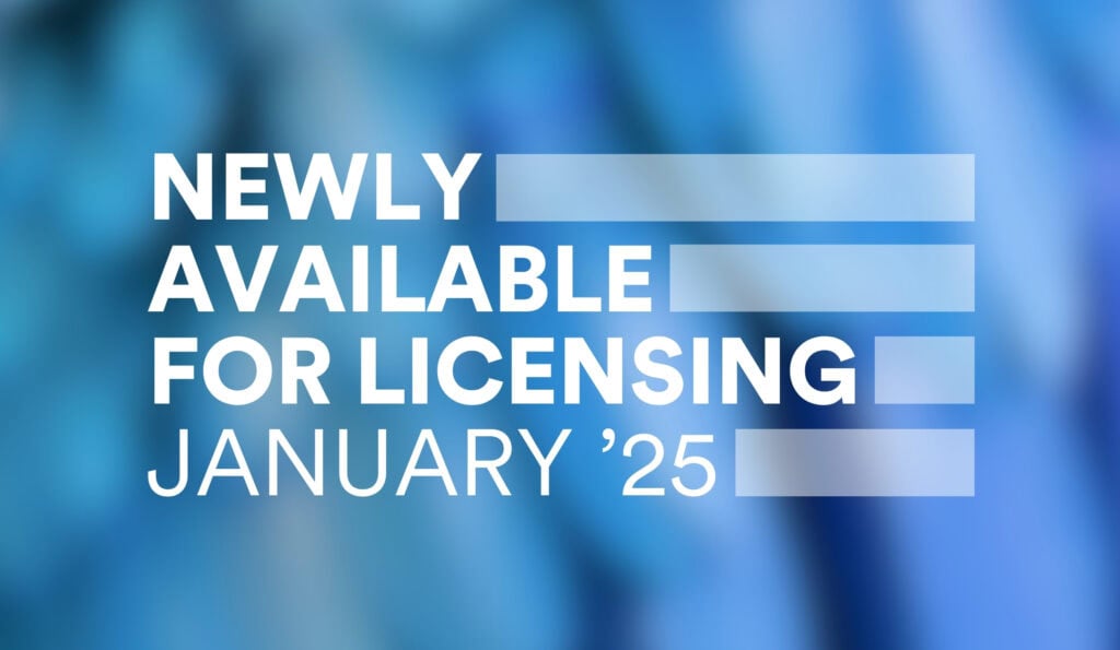 Featured image for “Newly Available for Licensing (UK) – January 2025”