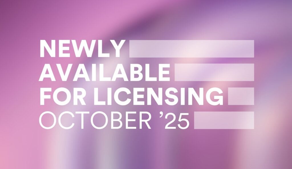Featured image for “Newly Available for Licensing – October 2025 (UK)”