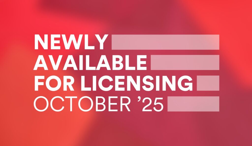 Featured image for “Newly Available for Licensing – October 2025 (UK)”